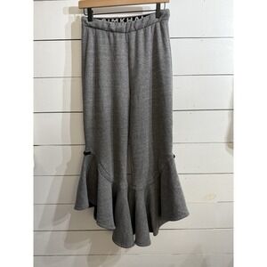 Jonathan Simkhai Sweatpants‎ Crop Size Small Grey Wide Leg
